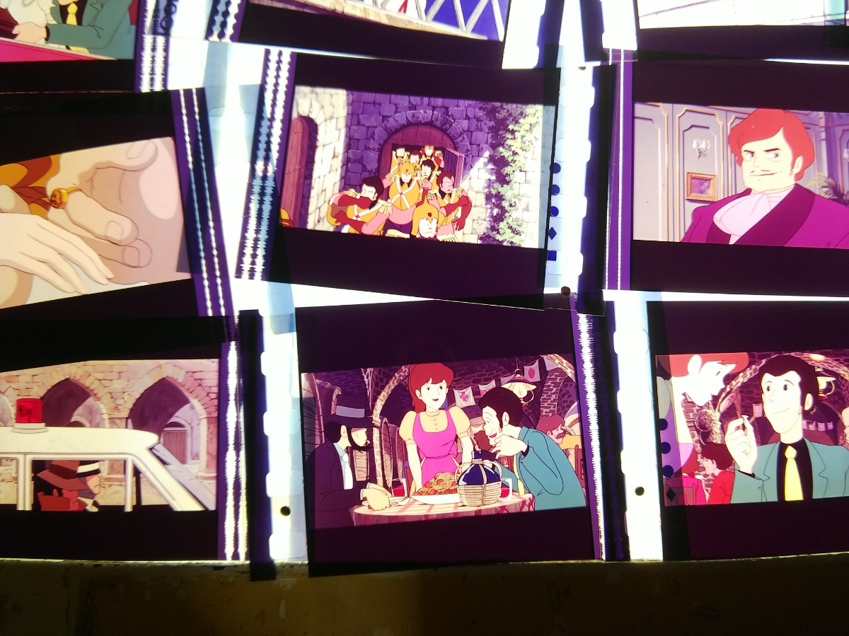 ルパンⅢ世★カリオストロの城　誌面掲載用35mmカラーポジフィルム資料　９５枚★スタッフ用制作資料　激レア　貴重品