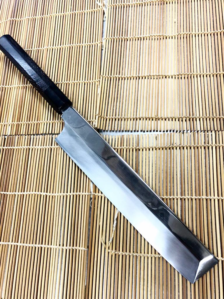 正本 和包丁 薄刃 本焼き 本焼 正本総本店 薄刃包丁 刃渡240mm 本刃 鏡面 キッチン、食器 包丁