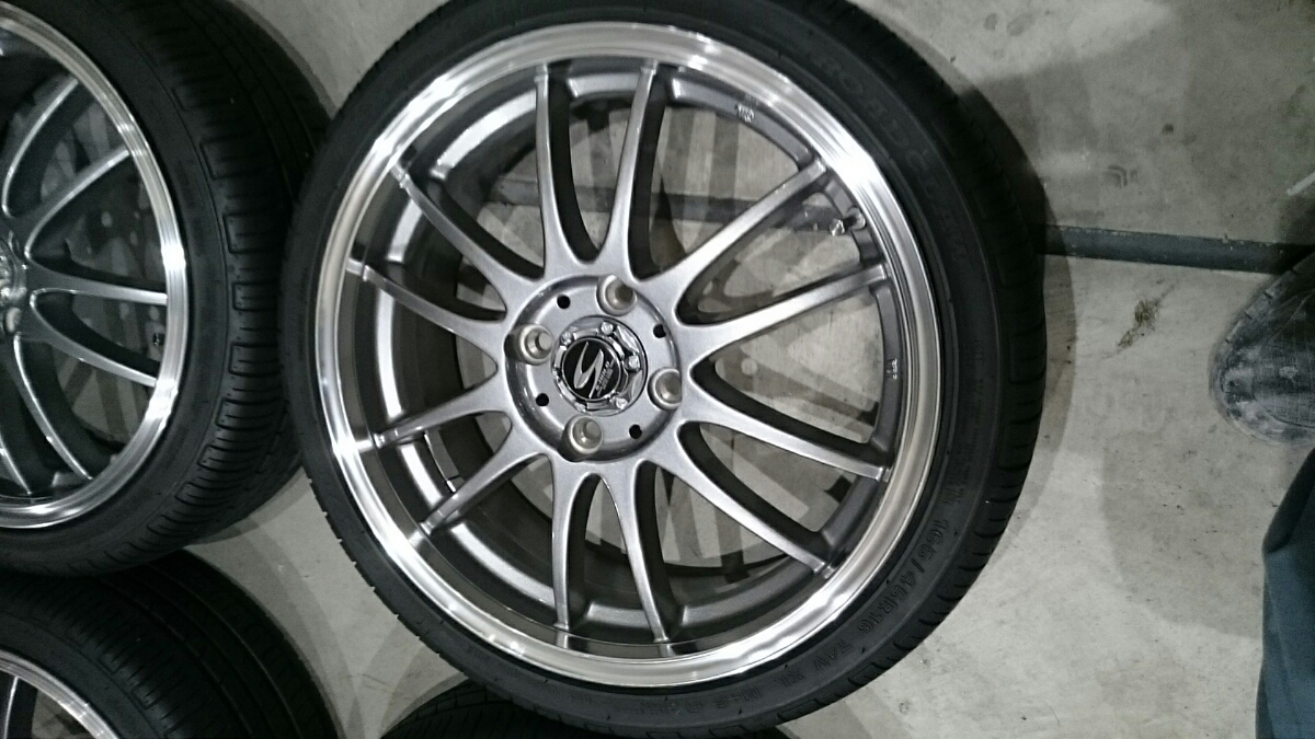 BADX エスホールド16インチ美品バリ山セット！5.5j 165/45 S-HOLD
