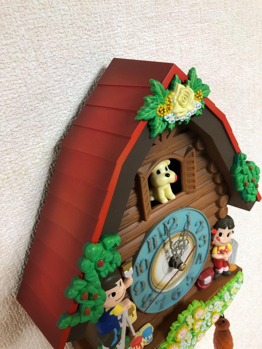 ☆不二家☆ペコちゃん振り子時計♪非売品 【公式通販】