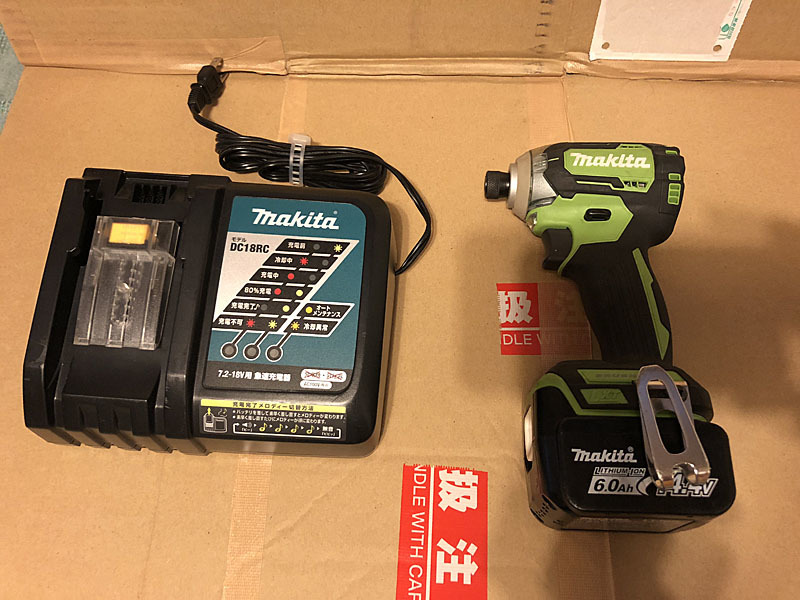 マキタ インパクト ドライバ TD160D バッテリー付き 中古品 Makita - マキタ インパクト ドライバ TD160D バッテリー付き 中古品の