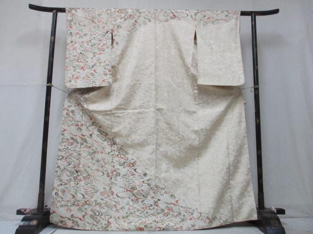 お得，最新作 良品 1円 絹 総刺繍 グラデーション 波 植物 葉文 花 袷 着物 訪問着 身丈160cm 裄65cm 逸品 夢職(仕立て上がり)｜売買されたオークション情報、yahooの商品情報をアーカイブ公開 - オークファン 仕立て上がり