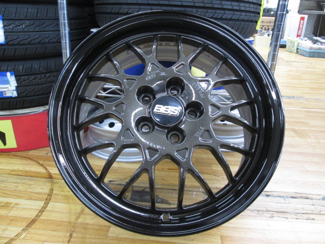 再塗装/塗り分け！スバル純正 BBS 16インチ！6.5j/100/5h/+55　レガシィ・インプレッサ・エクシーガに