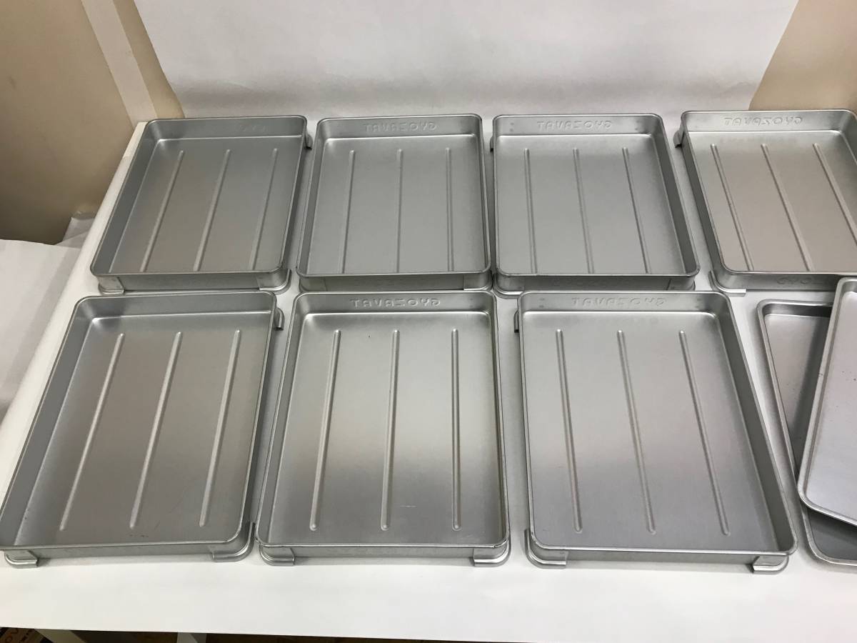 美品】業務用/餃子バット/蕎麦用バット/ナカオアルミ//7段セットN44-3