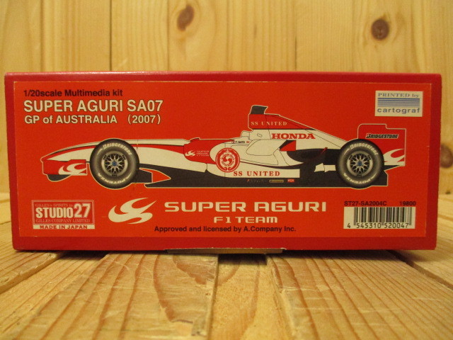 ks0612/03 STUDIO27 1/20 SUPER AGURI SA07 GP of AUSTRALIA 2007 ST27 