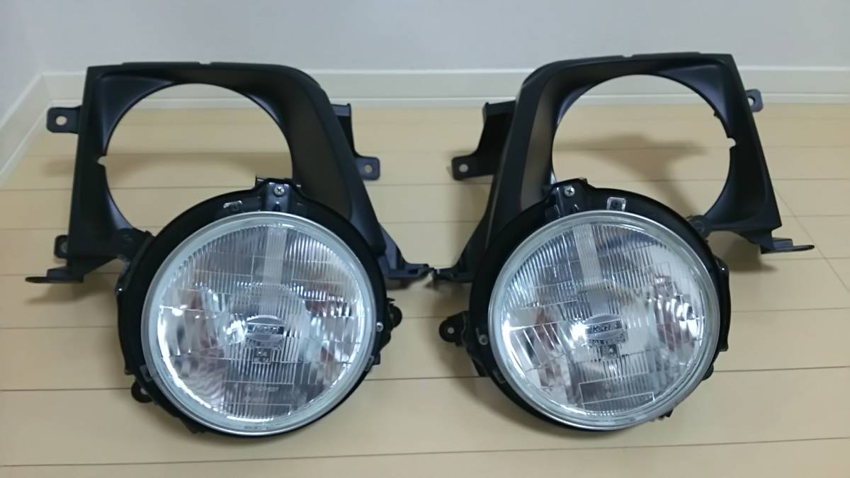 送込 ランクル プラド 90 95 丸目 （即決）95プラド 丸目 ヘッドライト