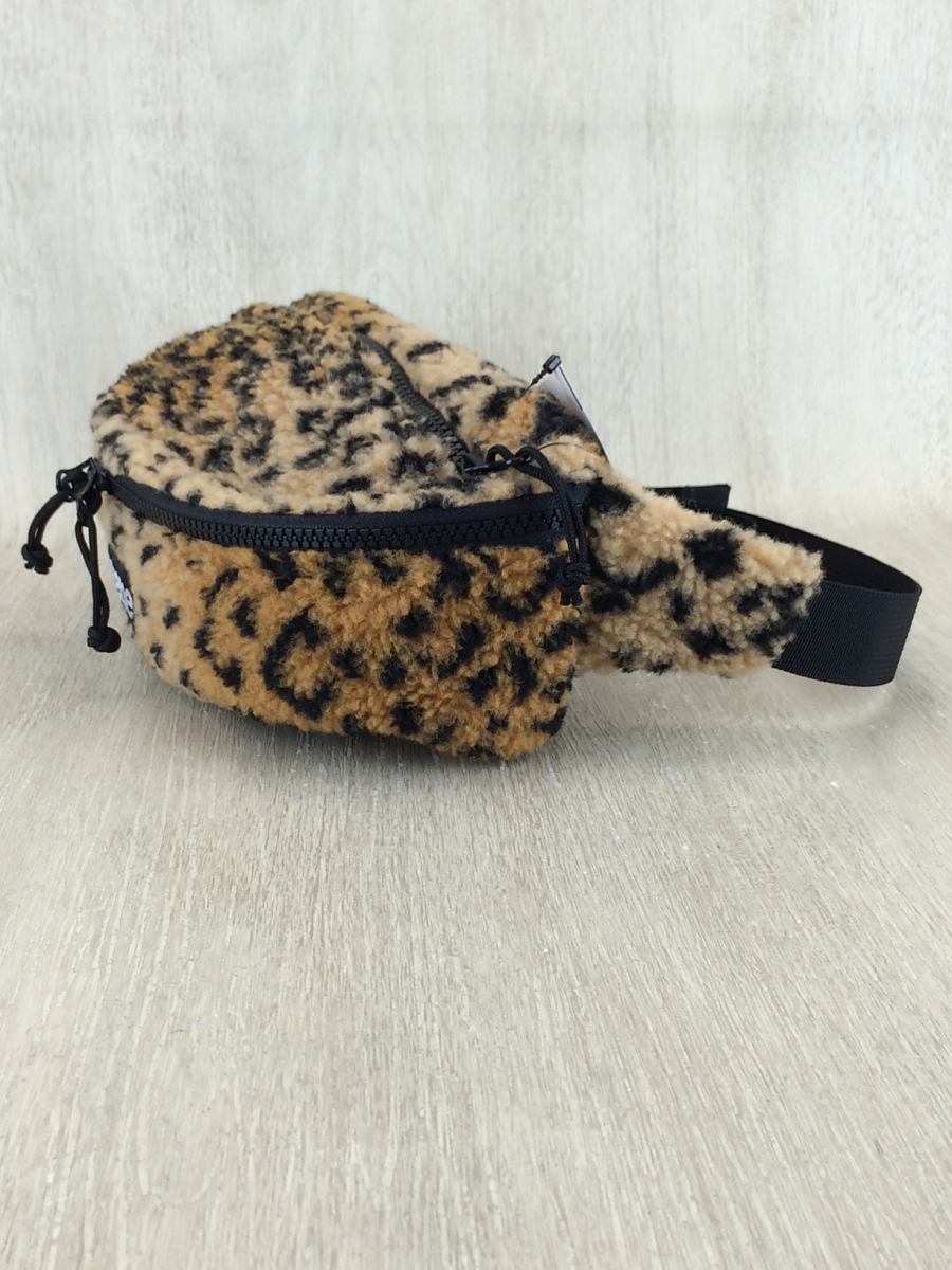 Supreme◇17AW/Leopard Fleece Waist Bag/ウエストバッグ/-/BRW