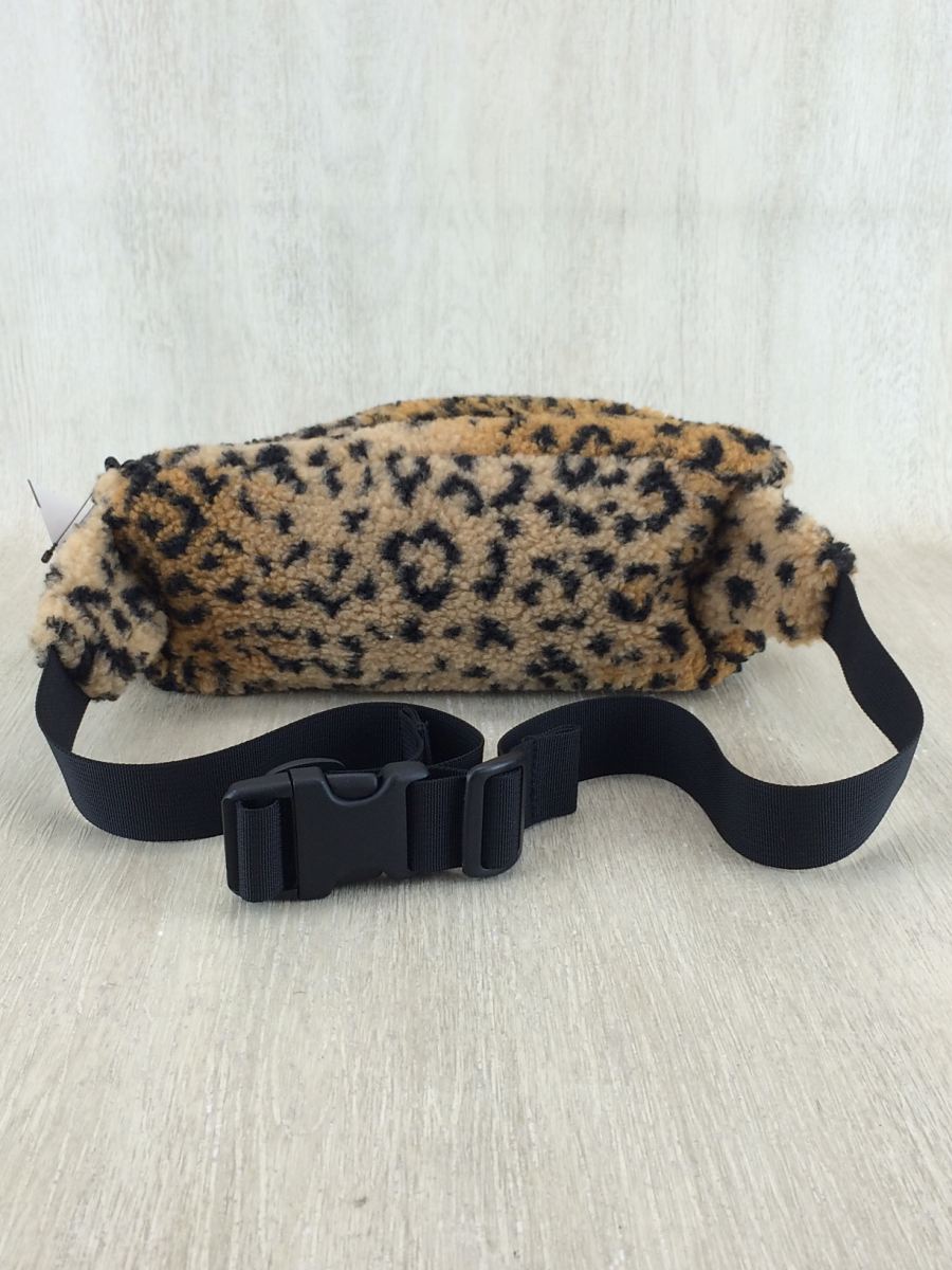Supreme◇17AW/Leopard Fleece Waist Bag/ウエストバッグ/-/BRW