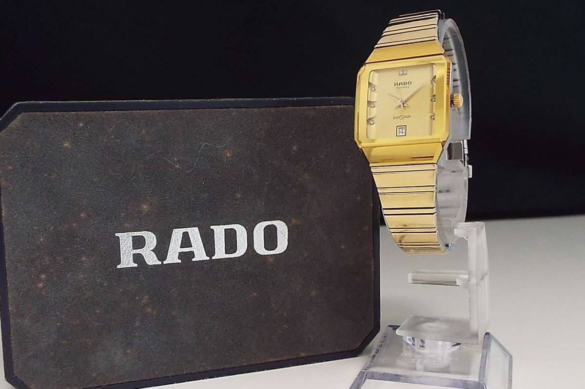 美品】RADO ラドー/DIA STAR ダイヤスター/クオーツ/レディース腕時計