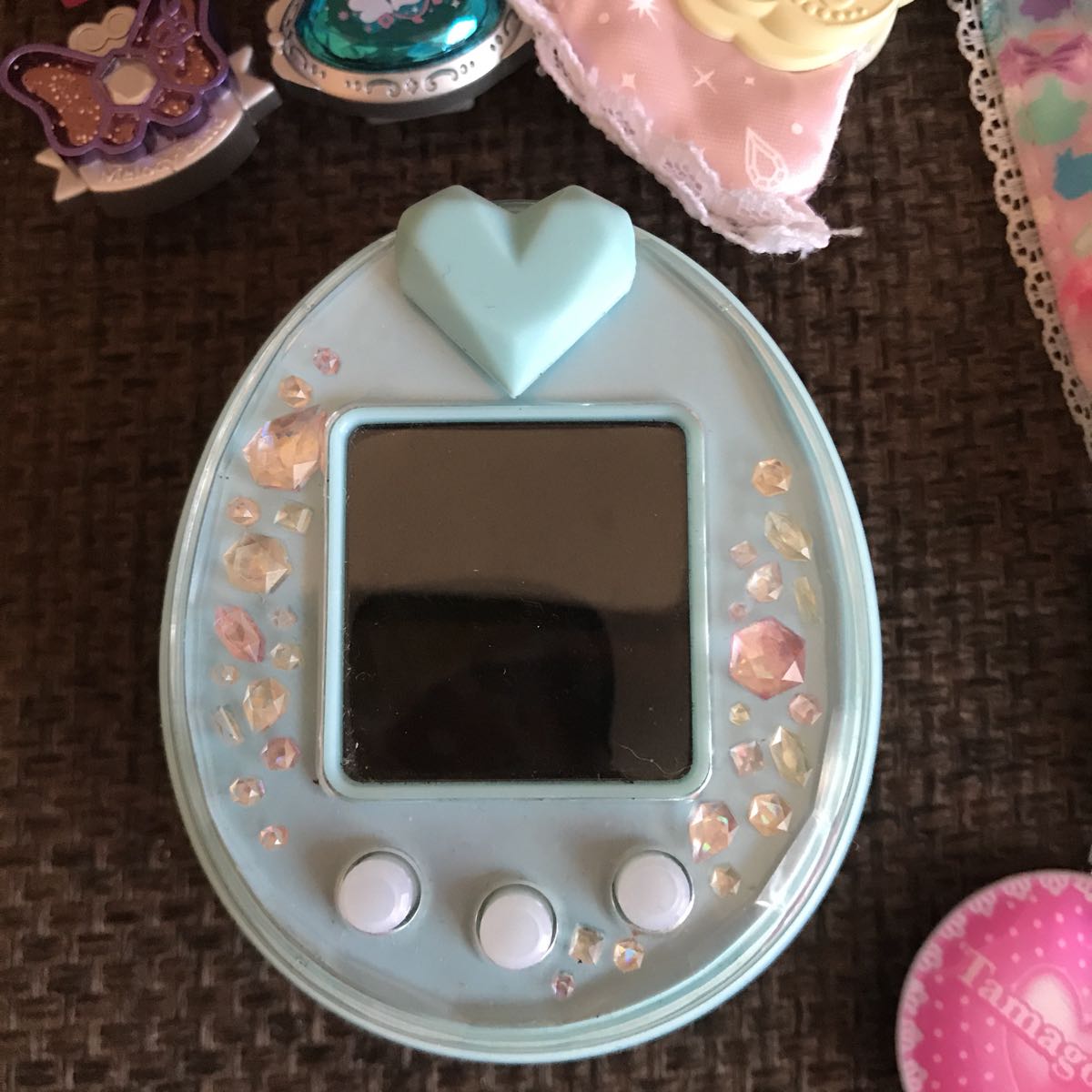 たまごっちピース リボン たまデコピアス ゆめみるチェンジリボン 
