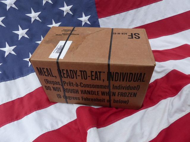 MRE 米軍戦闘食料 12個入り 2019年1月検品 米軍 MRE レーション
