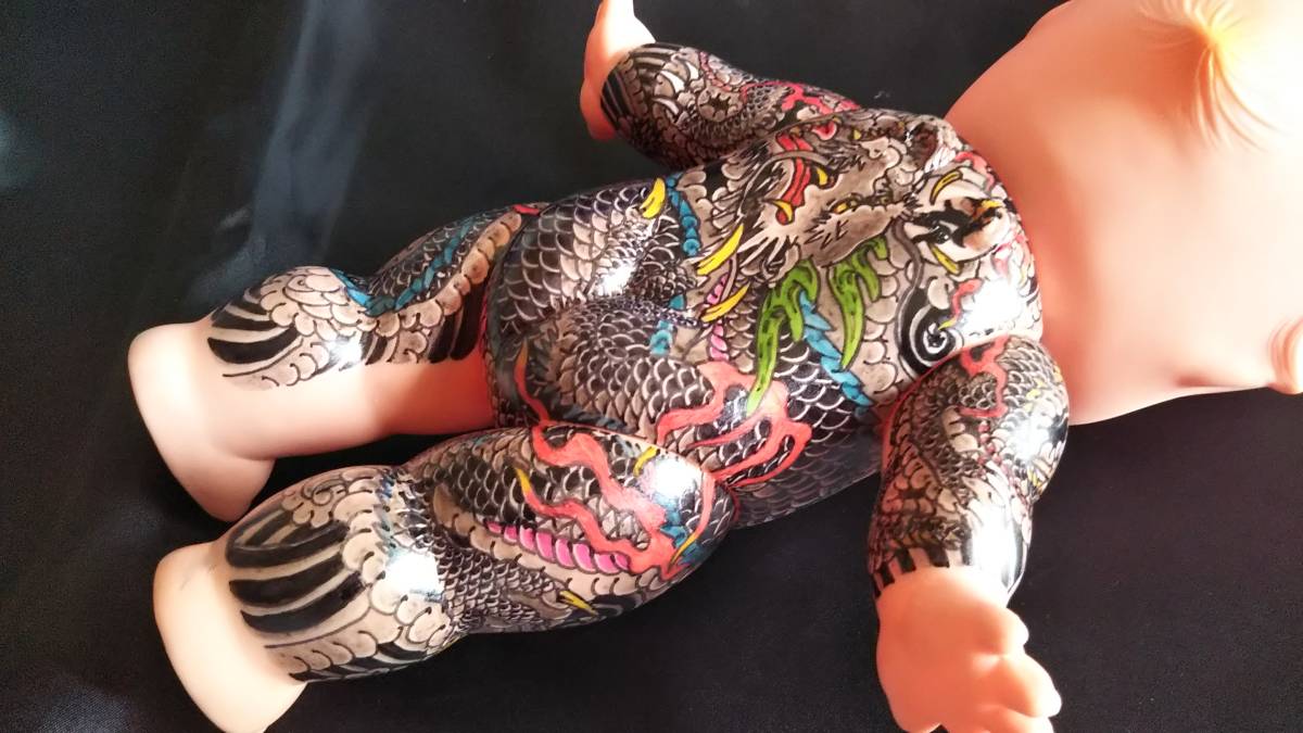 刺青　タトゥー　tattoo トルソー　マネキン インテリア　置き物　龍 龍 般若 完成！ #タトゥー#刺青#入れ墨#沖縄刺青#沖縄入墨 #沖縄#沖縄