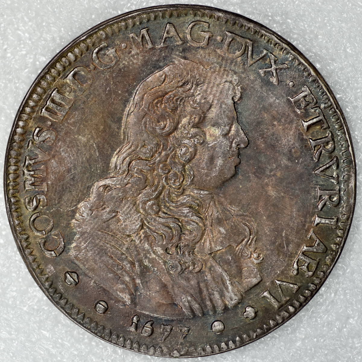 SJ239貿易銀幣　神聖ローマ銀貨　1677年　