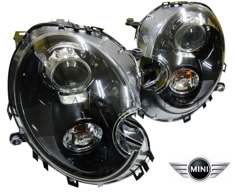 Mini cooper ヘッドライト　左右 正規純正OEM】 BMW MINI カムデン バイ キセノン ヘッド ライト 左右