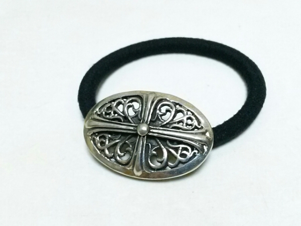 ▲クロムハーツ▲オーバルクロスヘアゴム CHROME HEARTS