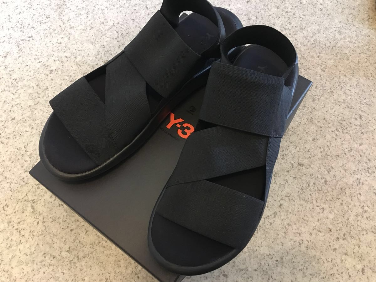 美品 Y-3 QASA SANDAL 28.5cm UK10 ワイスリー Y3 adidas ヨウジ 