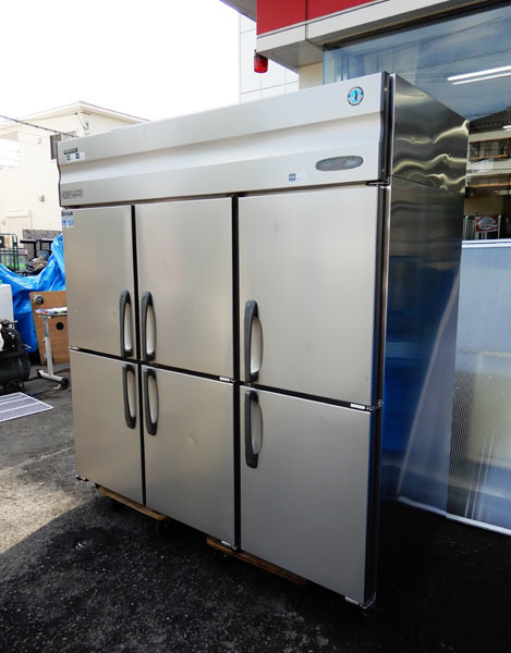 DX08 ホシザキ 星崎 業務用 縦型 6枚扉 6面冷凍庫 フリーザー HF-180X3