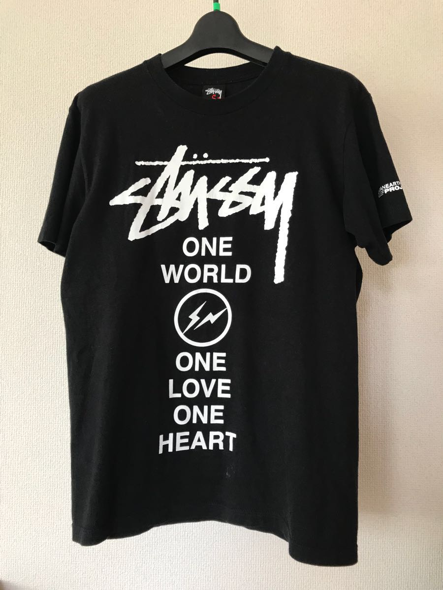 黒 fragment Stussy Tシャツ L 藤原ヒロシ 限定 レア 初期 希少 正規品 STUSSY Fragment Design ステューシー フラグメント