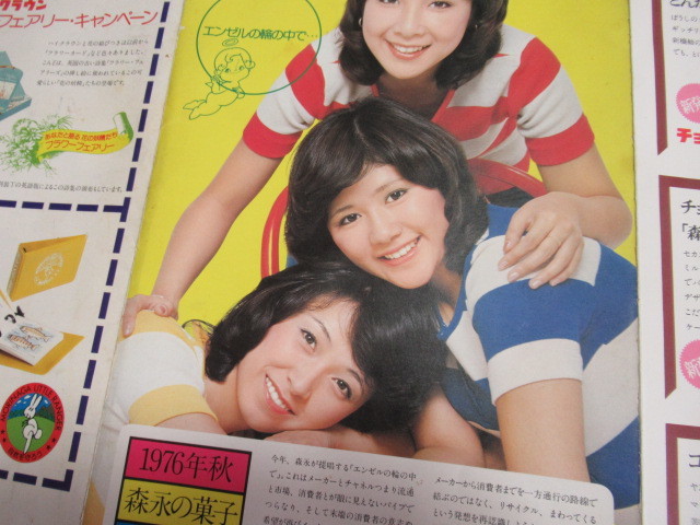 キャンディーズ冊子☆希少 1976年非売品 店頭用 森永製菓