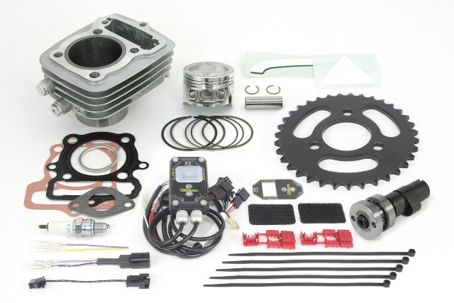 武川 Ape50(FI) Type D ハイパーSステージボアアップキット80cc /01-05