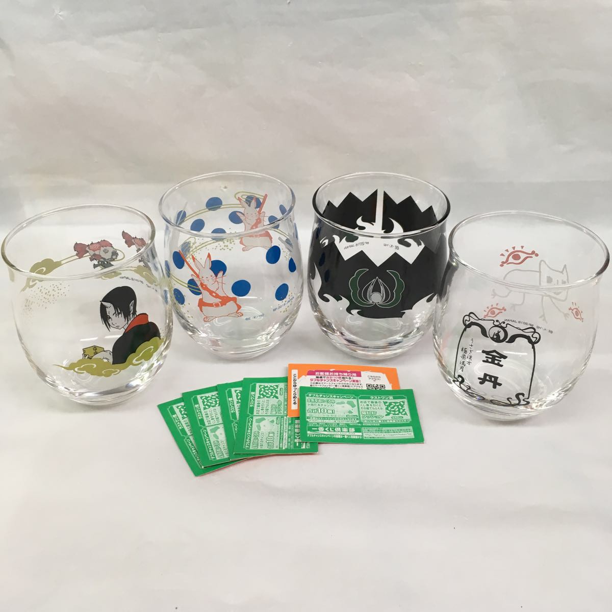 鬼灯の冷徹 一番くじ D D賞 グラス コップ セット 鬼灯様 鬼灯 金魚草 マオハオハオ 猫好好 芥子 E E賞 豆皿 皿 小皿 食器 コミック アニメグッズ 売買されたオークション情報 Yahooの商品情報をアーカイブ公開 オークファン Aucfan Com