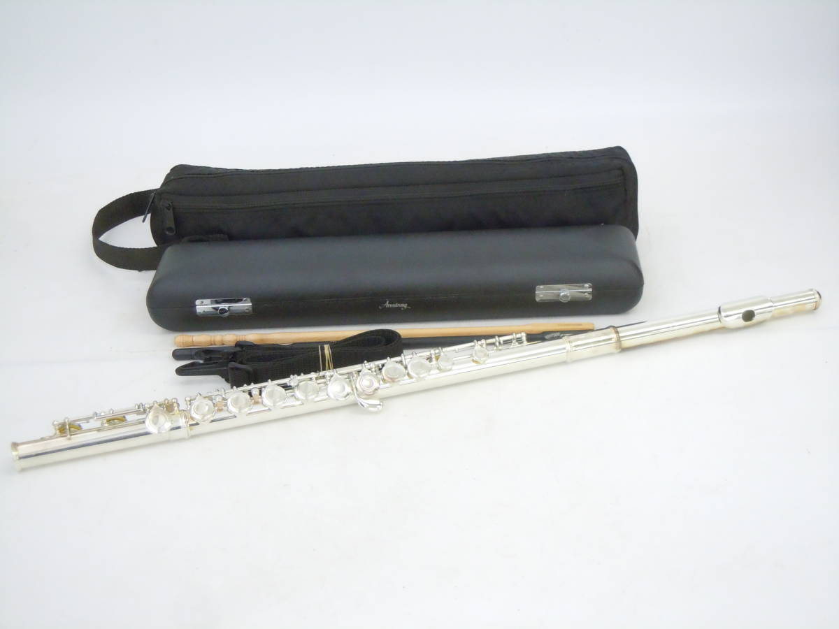 08 77-36174-29 アームストロング Armstrong フルート 104 管楽器 ケース付き 埼77_1
