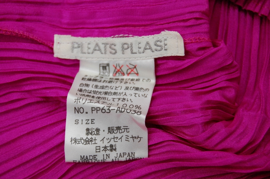 プリーツプリーズ マダムT ピンク 大判ストール ショール PLEATS