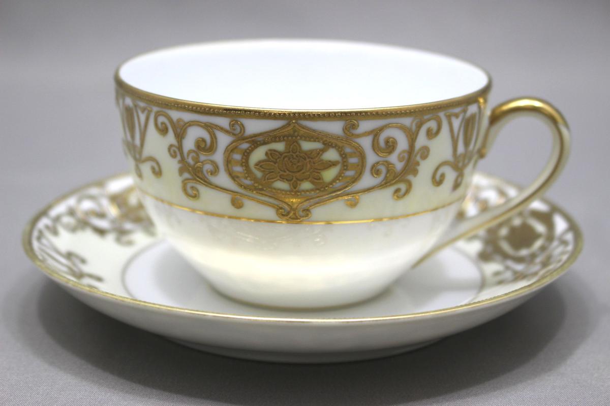 01387☆オールドノリタケ OLD NORITAKE クリスマスボール カップ 