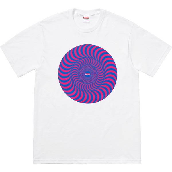 Supreme／18SS】白XL -11** Supreme Spitfire Classic Swirl T-Shirt