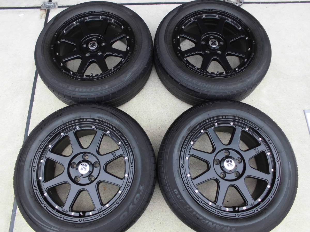 エクストリームJ　17インチ　7.5J　+38　114.3/5H　215/60R17　4本　エクストレイル等