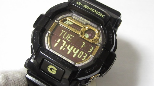 カシオ CASIO Gショック G-SHOCK Garish Gold Series（ガリッシュゴールドシリーズ）GD-350BR-1JF　展示未使用品