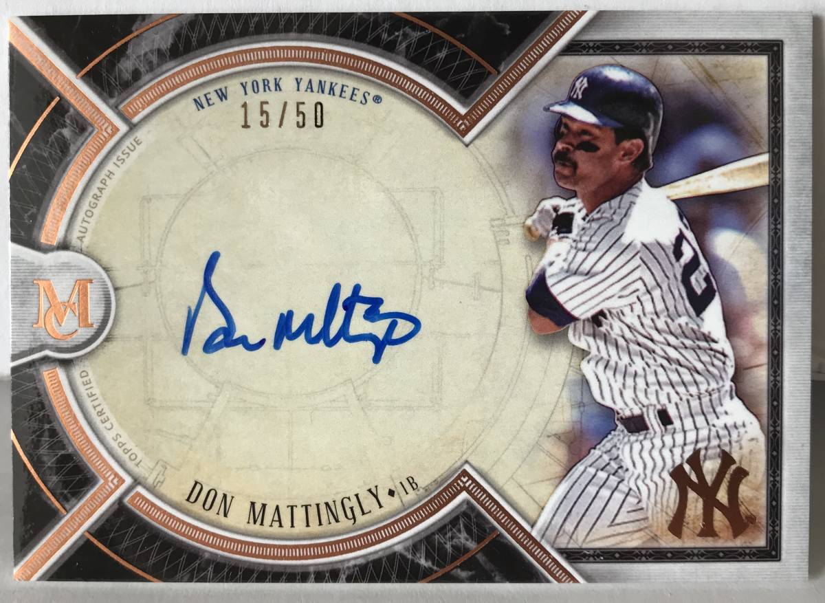 限定SALE，送料無料 Don Mattingly 2018 Topps Museum Collection