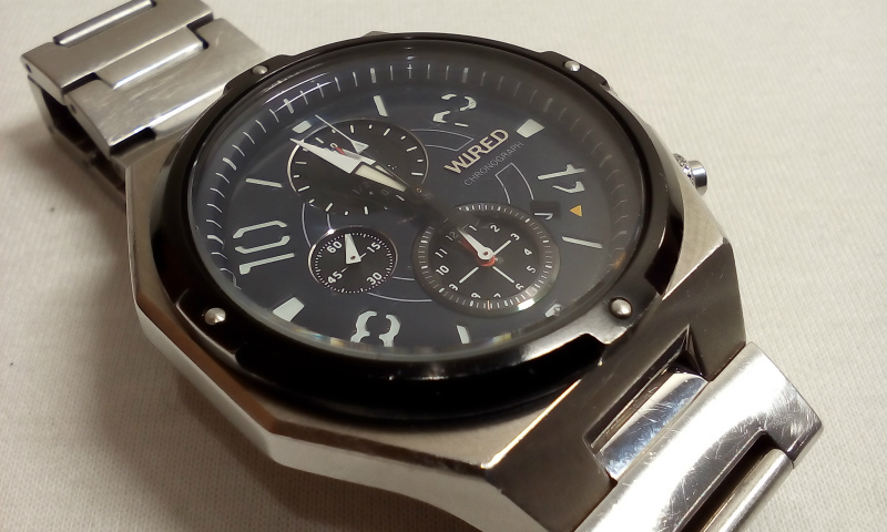 買得!□【SEIKO セイコー 】WIRED ワイアード クロノ 7T92-0PD0 