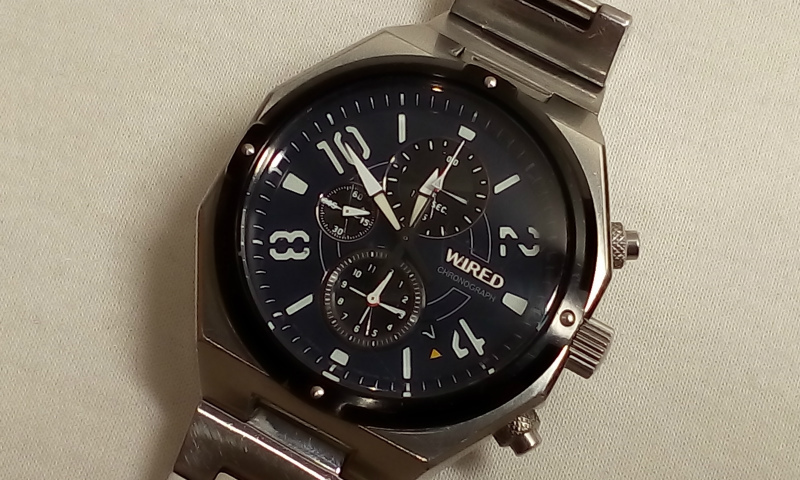 買得!□【SEIKO セイコー 】WIRED ワイアード クロノ 7T92-0PD0 
