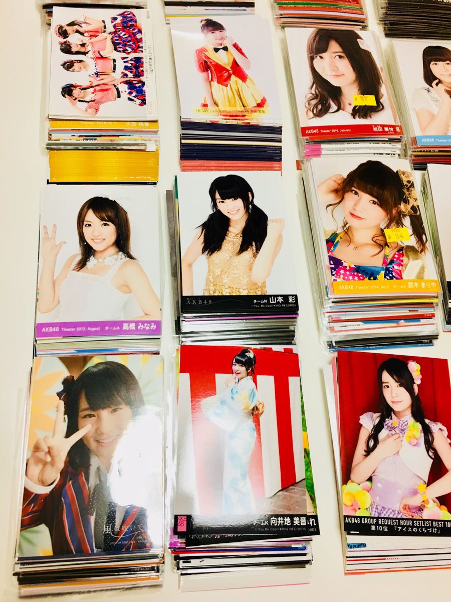 ⑤ 48グループ 生写真 680枚以上 大量まとめ売り　※ばら売り・組替え不可 ☆AKB 生写真【7.5Kg 】約2500枚～ 処分 大量まとめ 未開封多 アンダー