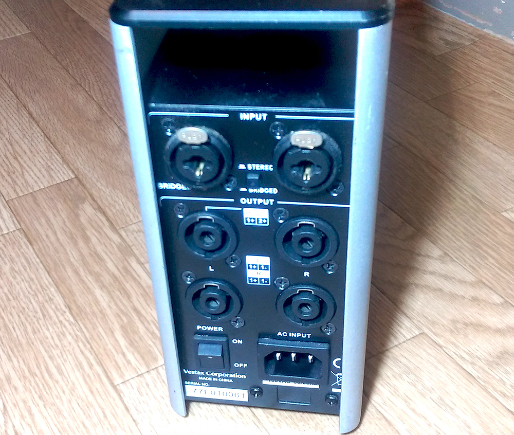 VESTAX VDA-1000 ベスタックスのDJ用 デジタルパワーアンプ ジャンク品
