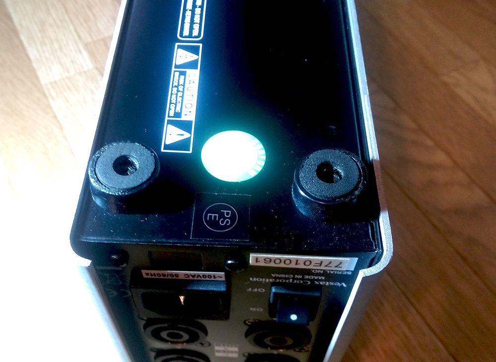 VESTAX VDA-1000 ベスタックスのDJ用 デジタルパワーアンプ ジャンク品