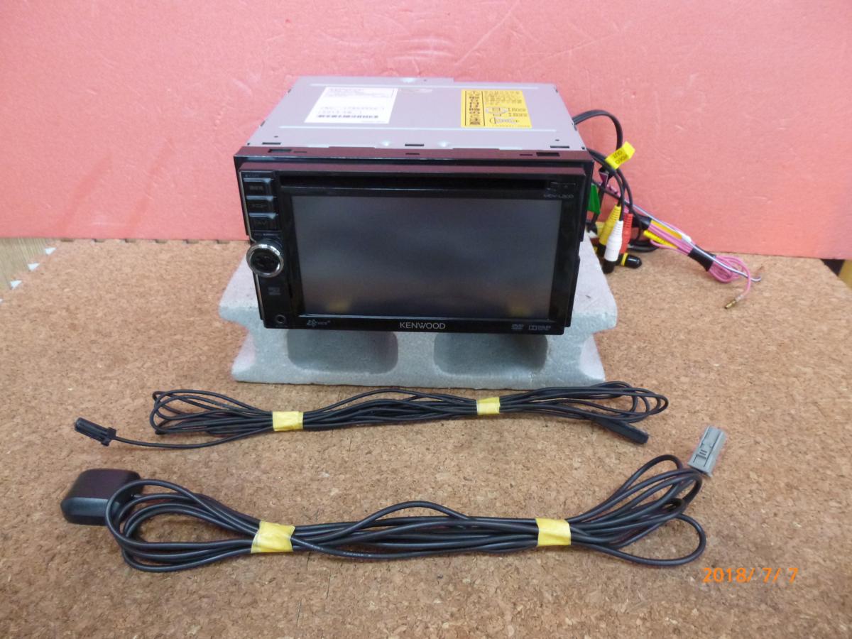 ☆KENWOOD ケンウッド メモリーナビ MDV-L300 2013年製 スズキ・ホンダ変換カプラ付 送料無料☆