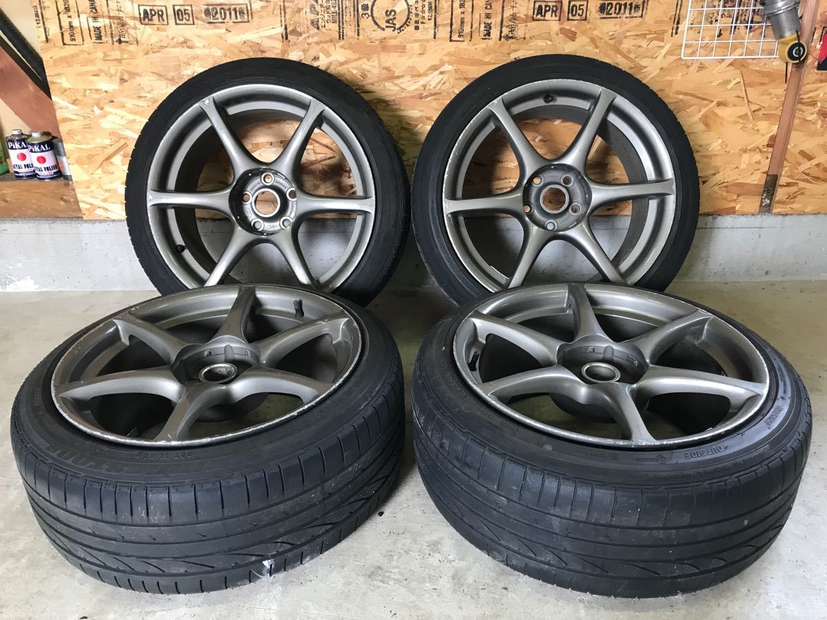 スカイライン GTR R34純正 鍛造ホイール 9J＋30 18インチ 4本セット