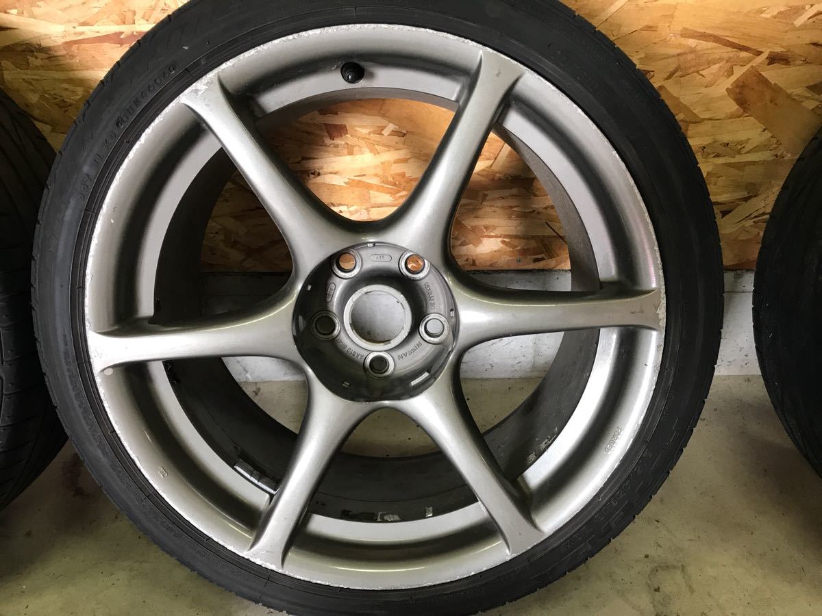 スカイライン GTR R34純正 鍛造ホイール 9J＋30 18インチ 4本セット