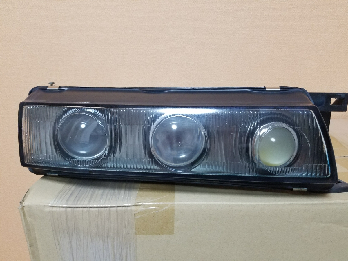 PS13 3連プロ目 ヘッドライト左右セット S13 シルビア ヘッドライト 日産 PS13 シルビア用 ライトスイッチ シルビア S13 3連
