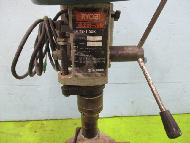 卓上ボール盤 TB-1130K RYOBI リョービ G6816-03-160) [現状中古品 