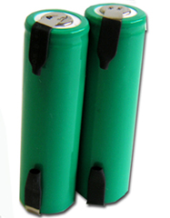 ◆[新品]自作用ニッケル水素単3ｘ2本[ハンダタブ付き/追加可]_1