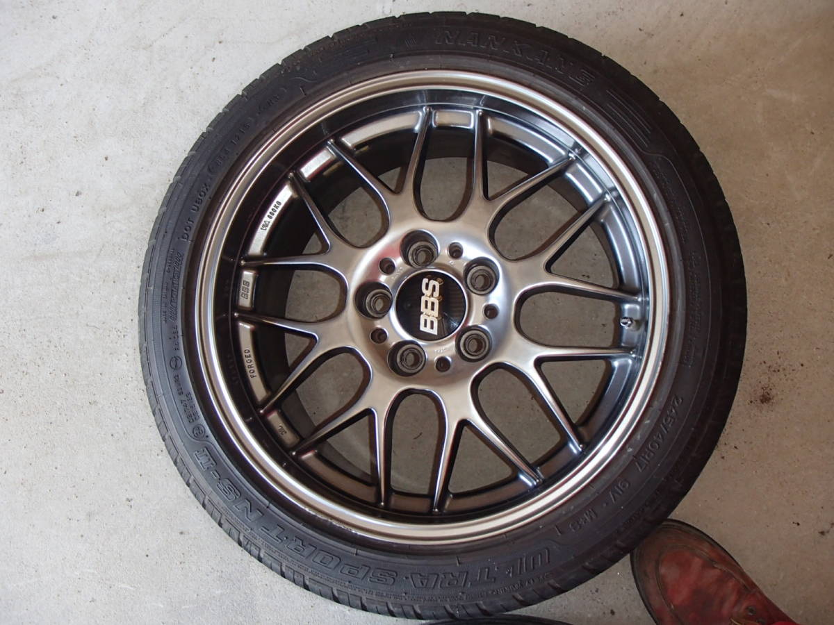 BBS RG-R RG724 9J+42 PCD114.3 5穴 ネクセン 2016 NS-2 245/40R17 8部 