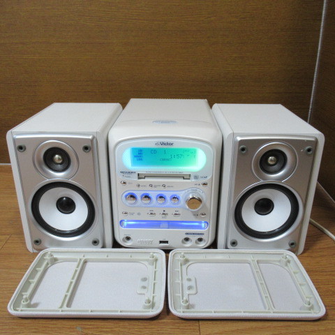 ◇Victor UX-QM3 512Mメモリー内蔵USB・CD・MDミニコンポ（白）◇