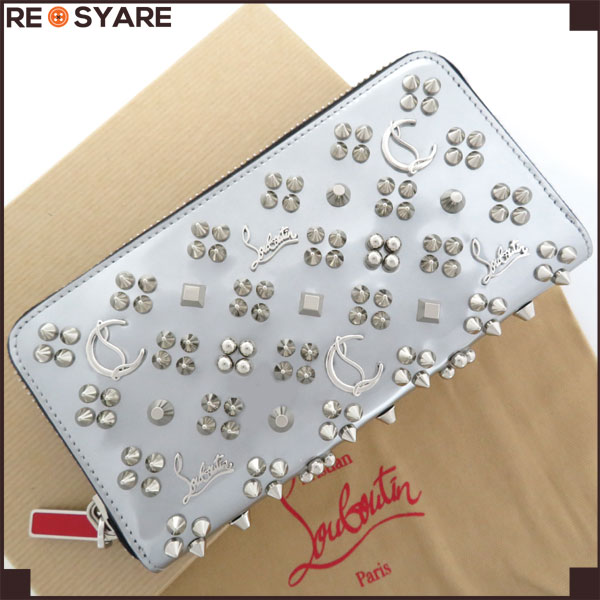 【2025，お買い得】 現行 定10.7万 クリスチャンルブタン パネトーネ スパイク スタッズ スクエア プル レザー ラウンドファスナー 長財布 31757(男性用)｜売買されたオークション情報、yahooの商品情報をアーカイ 男性用