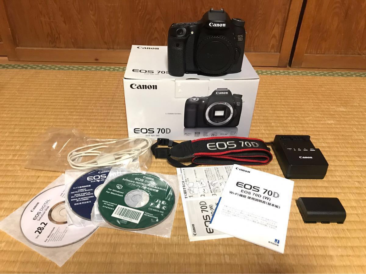 Canon キャノン EOS 70D デジタル一眼レフカメラ 付属品有り 箱付き 美 