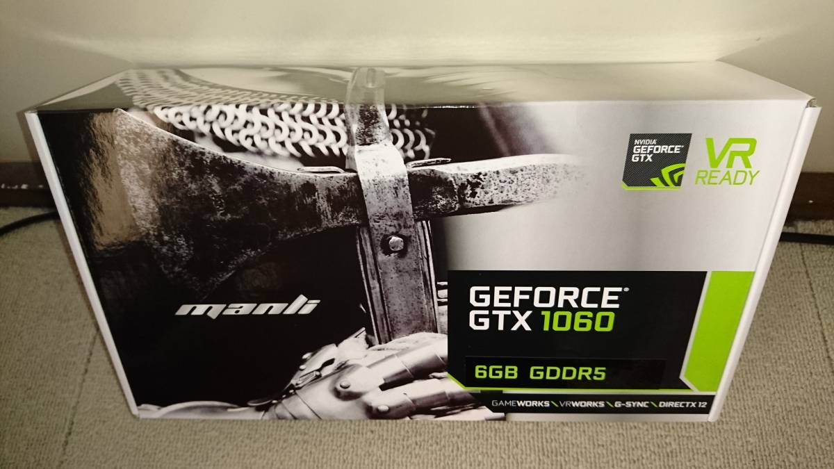 新品】Manli GeForce GTX 1060 6GB Twin Cooler ② Manli Manli