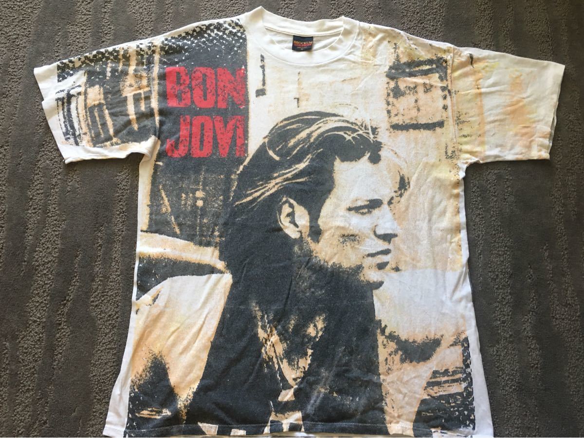 レアメタルTシャツ】 BON JOVI [ボン・ジョヴィ] 両面プリント XL 