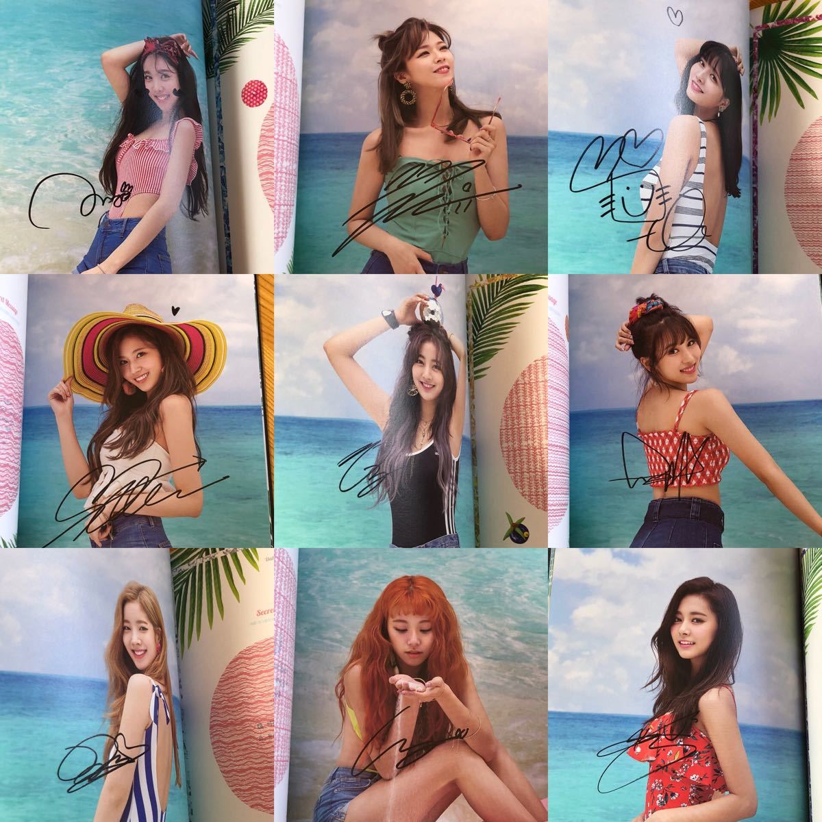 TWICE ミナ D2Cアメリカ 限定 直筆 ポストカード TWICE ミナ D2C